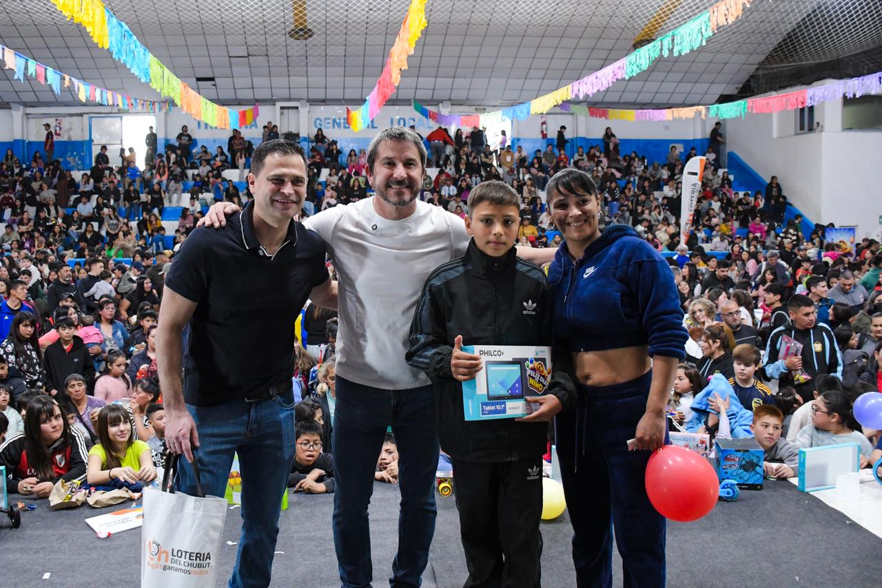 El Gobierno del Chubut y la Municipalidad de Trelew celebraron el Día del Niño junto a más de 2.000 niños